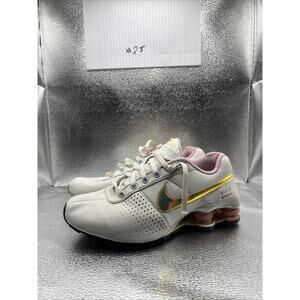 Nike Shox Classic II Youth Size 5Y Running Shoes Pink Gold White Rare 2010